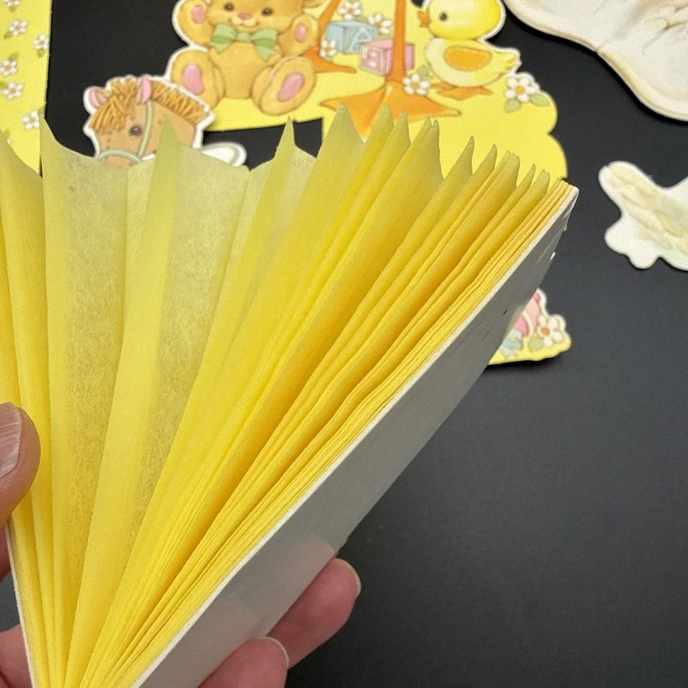 Vintage‎ Baby Shower Honeycomb Hallmark Special Delivery Centerpiece COMPLETE